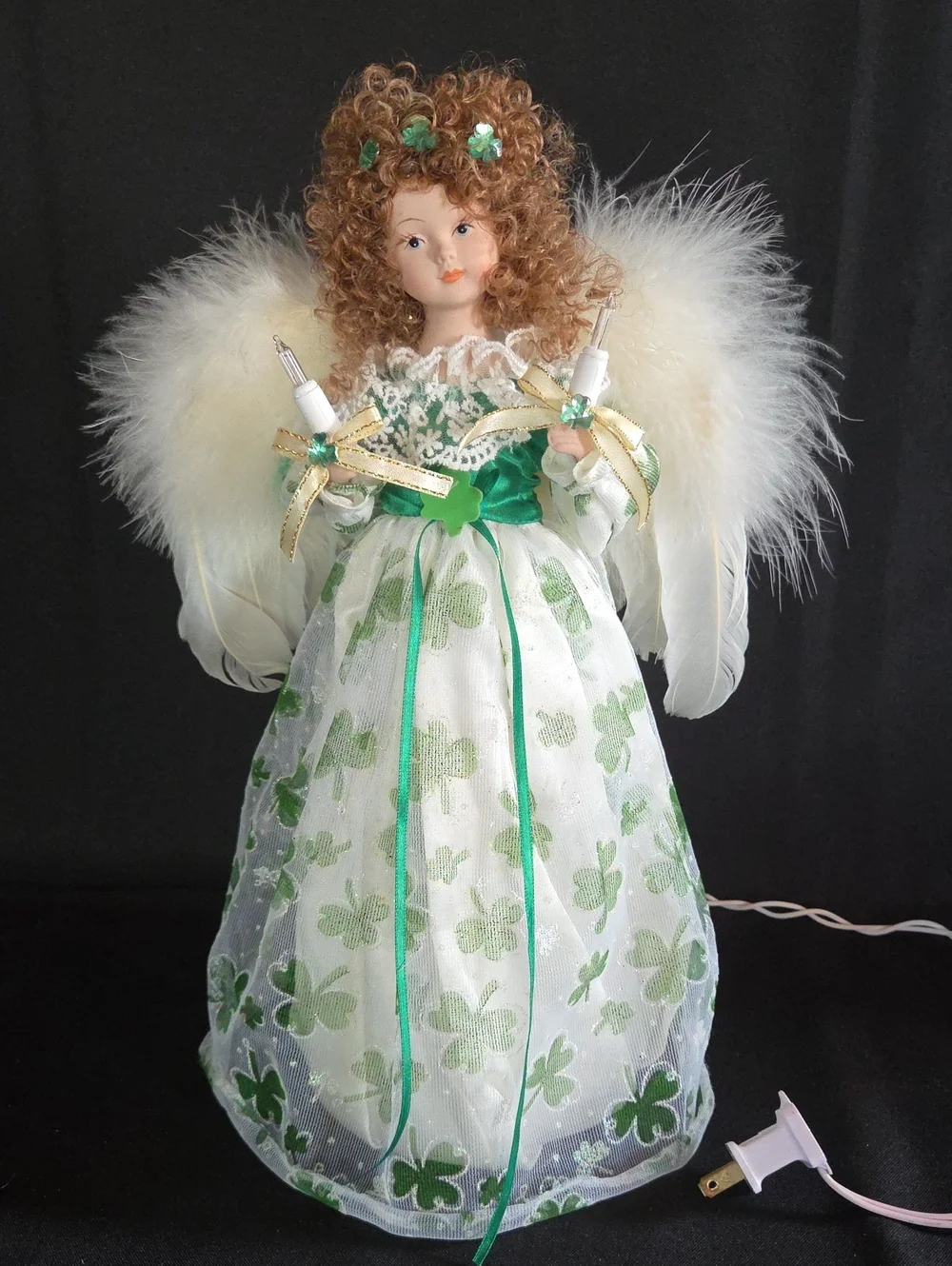 Kurt Adler Irish Angel Tree Topper
